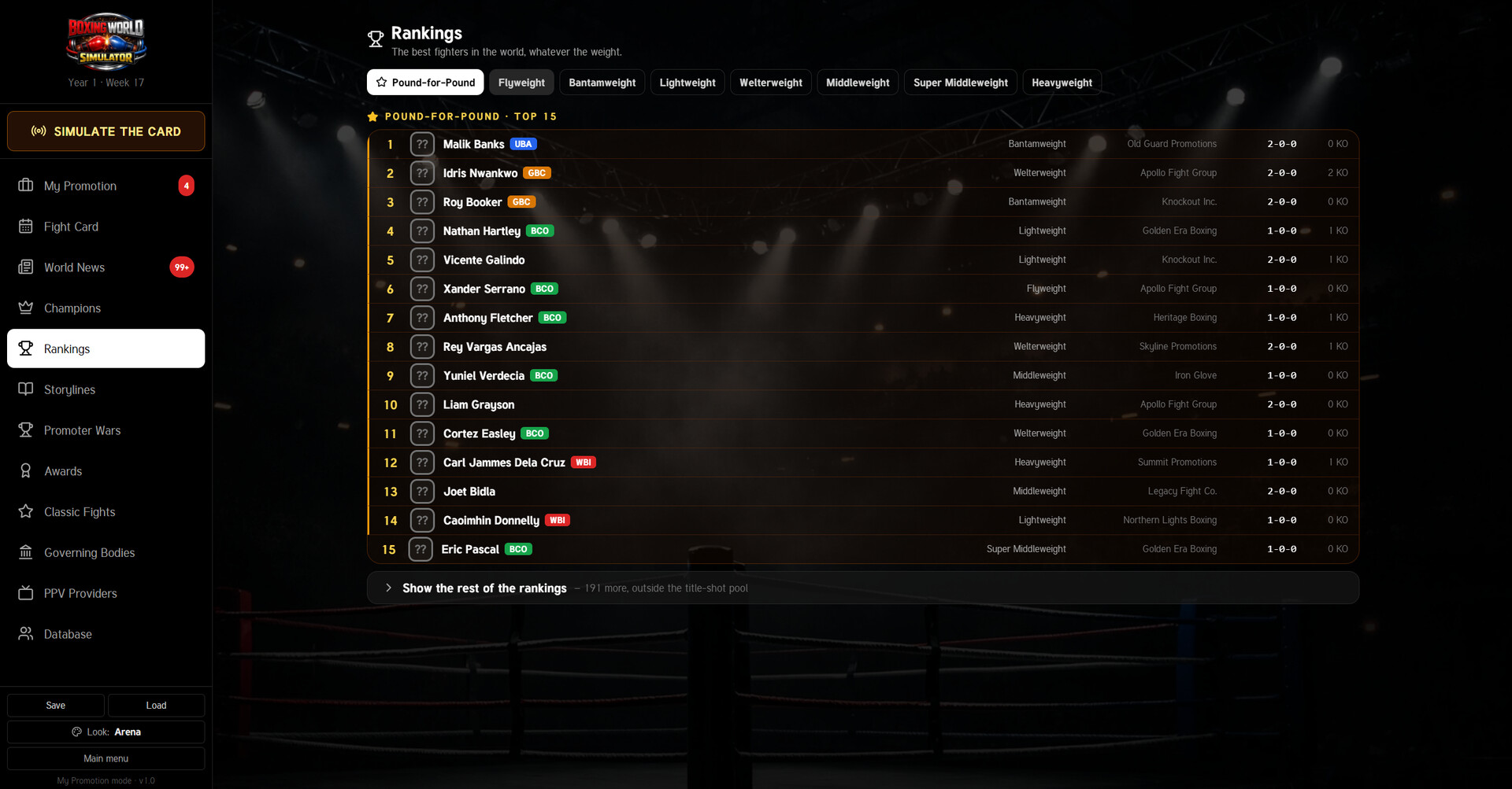 Boxing World Simulator screenshot 13