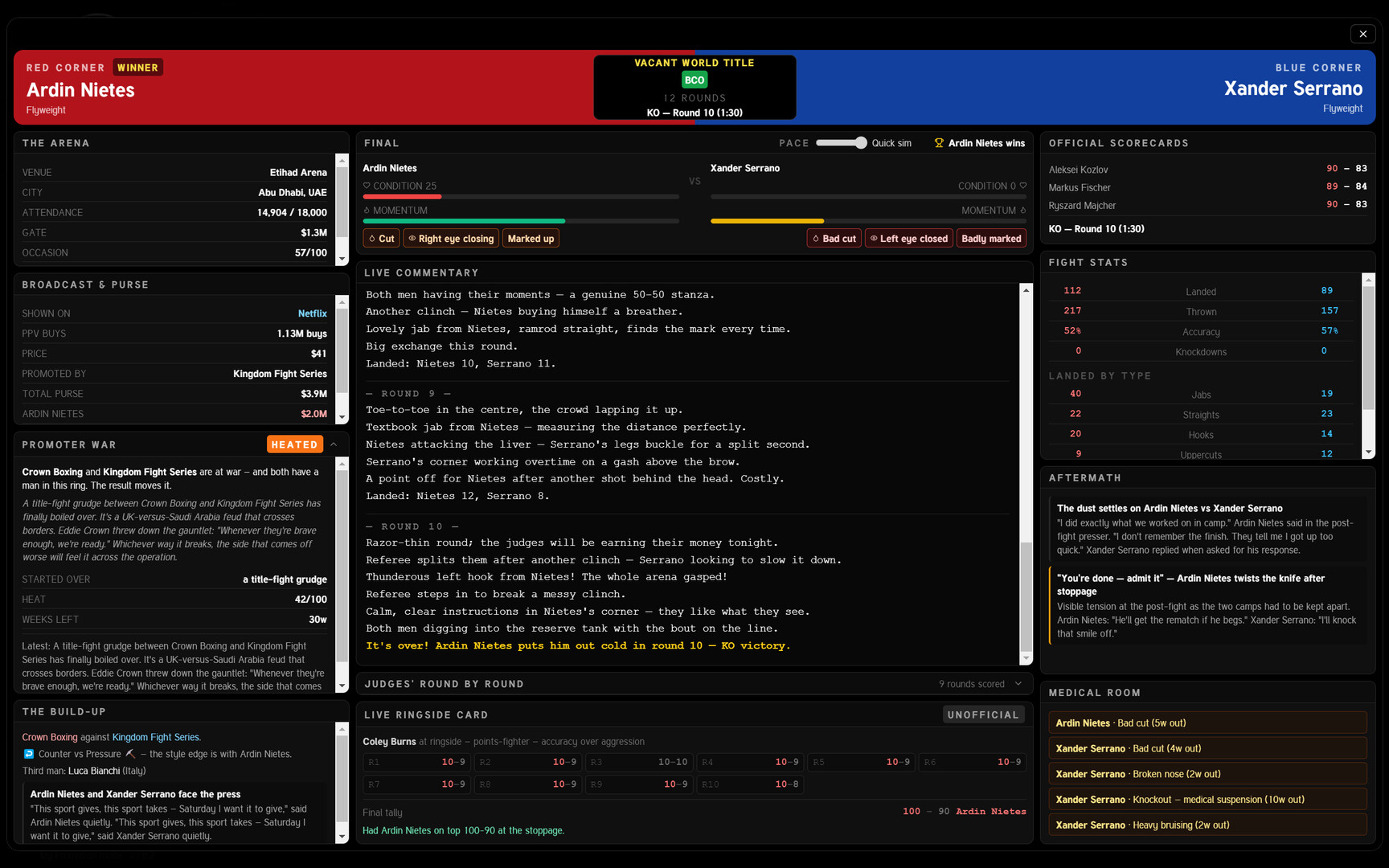 Boxing World Simulator screenshot