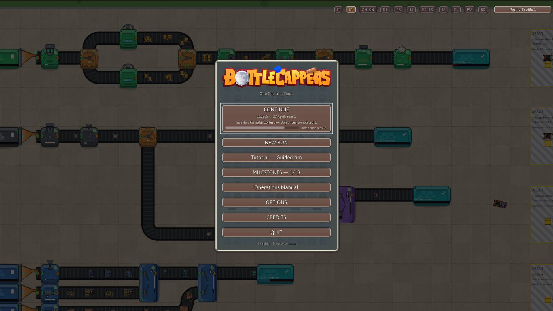 Bottlecappers screenshot 5