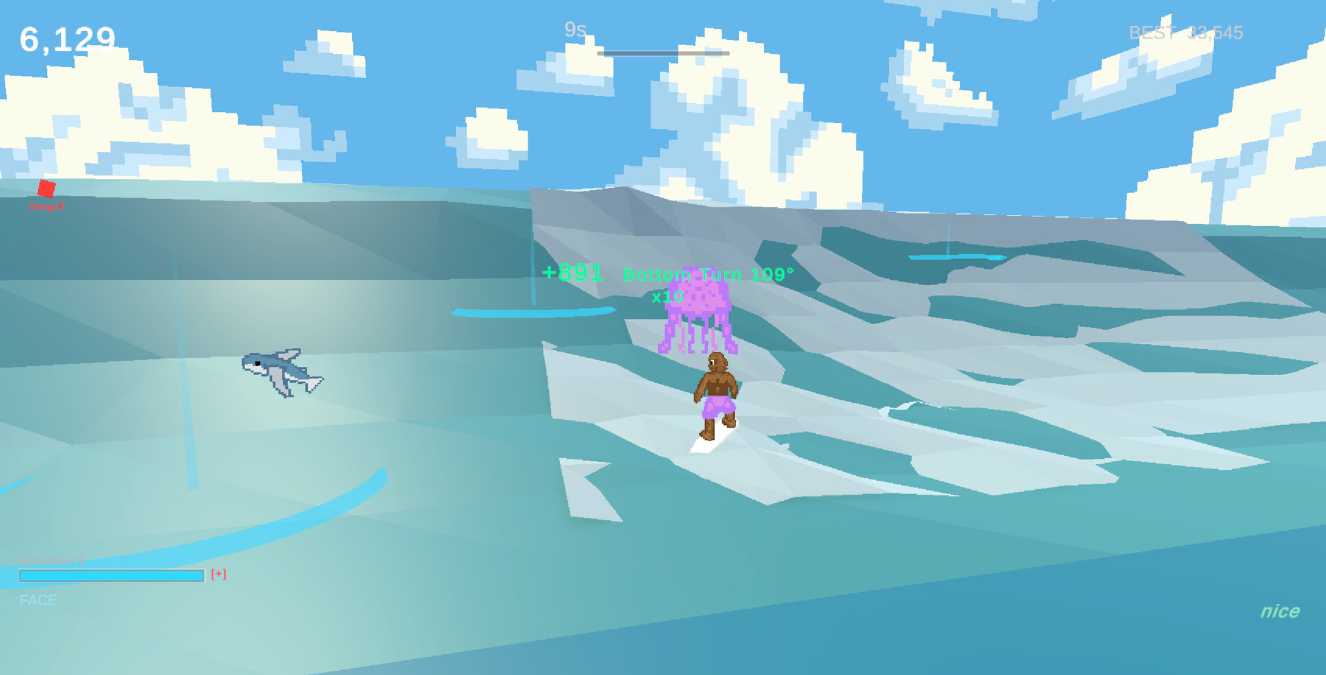 Monster Wave 3D Surfing screenshot