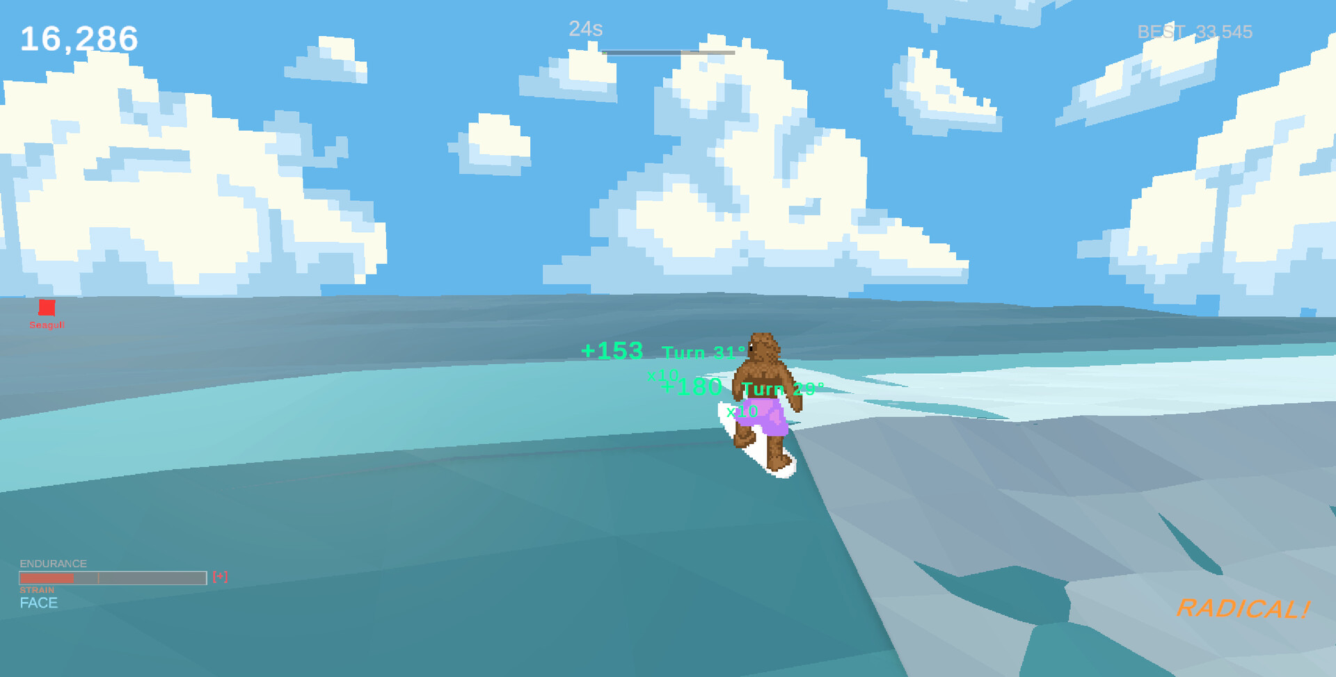 Monster Wave 3D Surfing screenshot