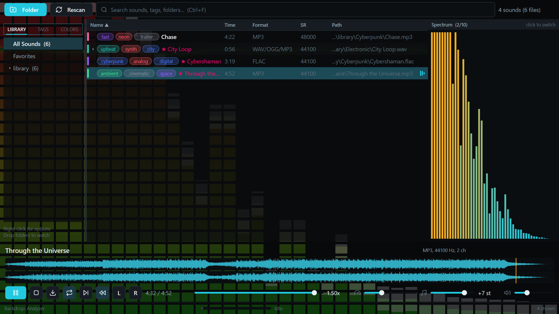 Fast Sound Library (FSL) screenshot 2