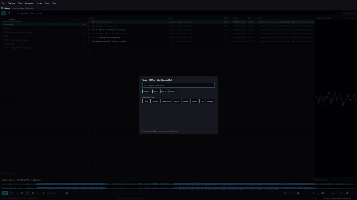 Fast Sound Library (FSL) video 2