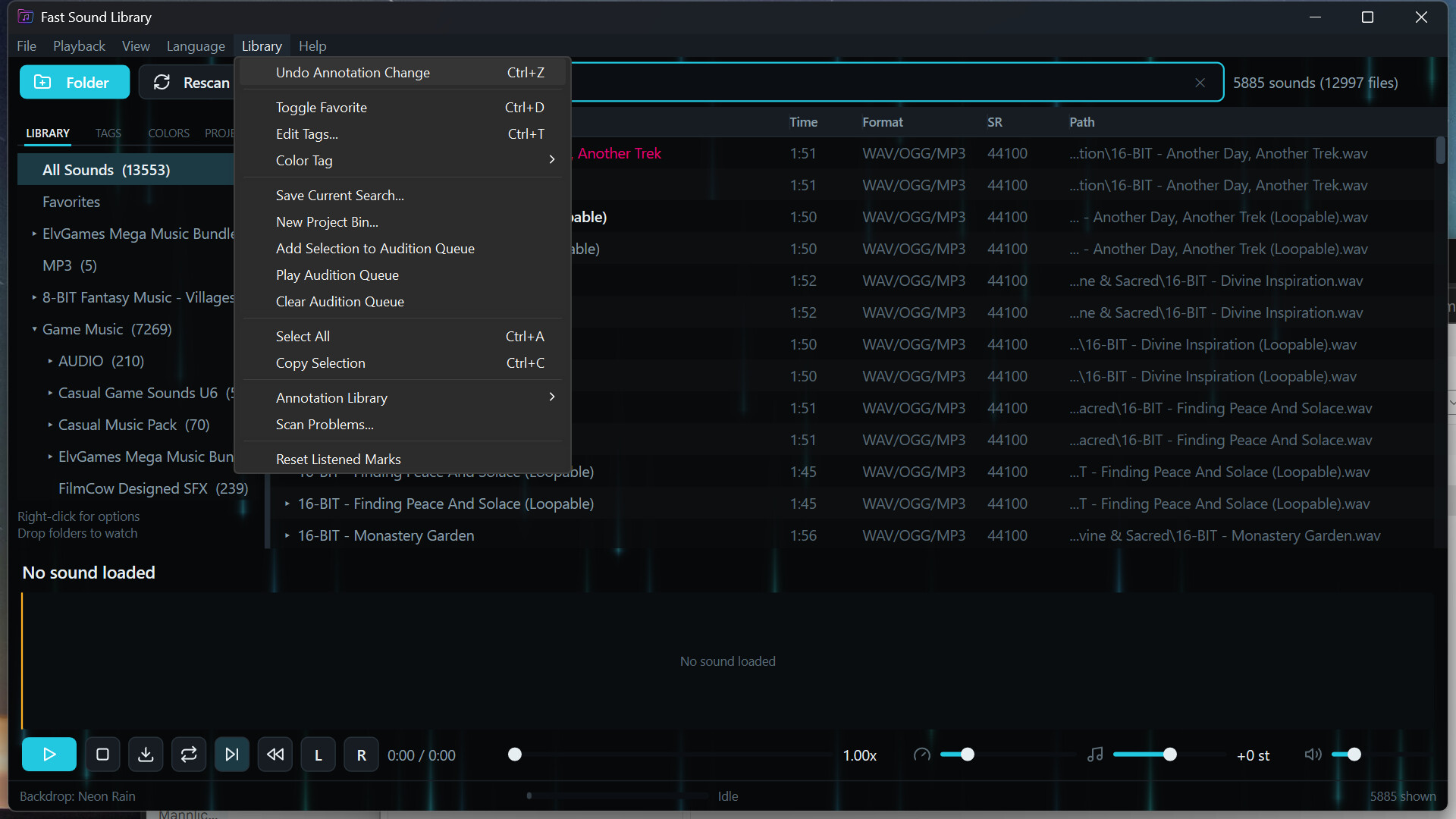 Fast Sound Library (FSL) screenshot 6