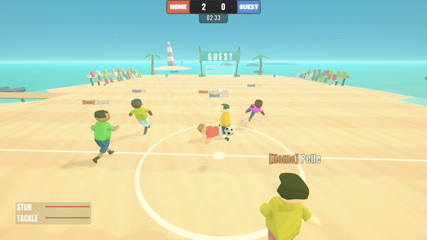 Shole Soccer — seaside pitch
