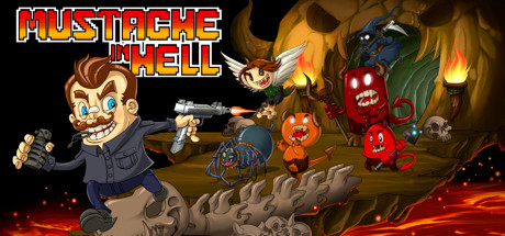 Mustache in Hell banner