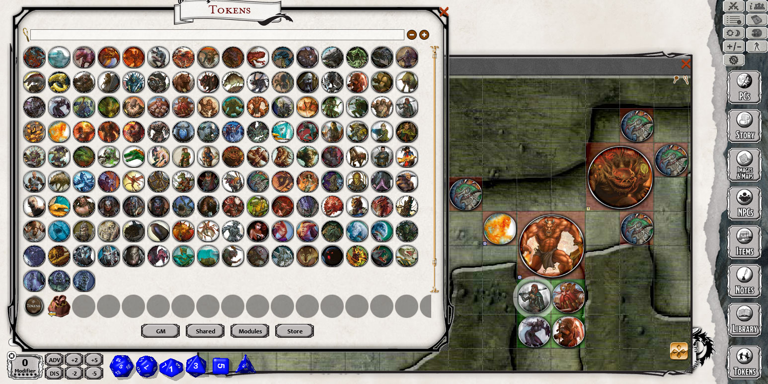 Fantasy Grounds - D&D Tokens Volume 1 Featured Screenshot #1