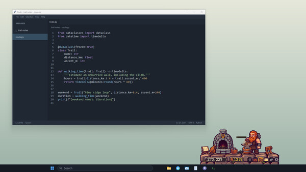 My Desktop Dwarf: Taskbar Forge 스크린샷 1