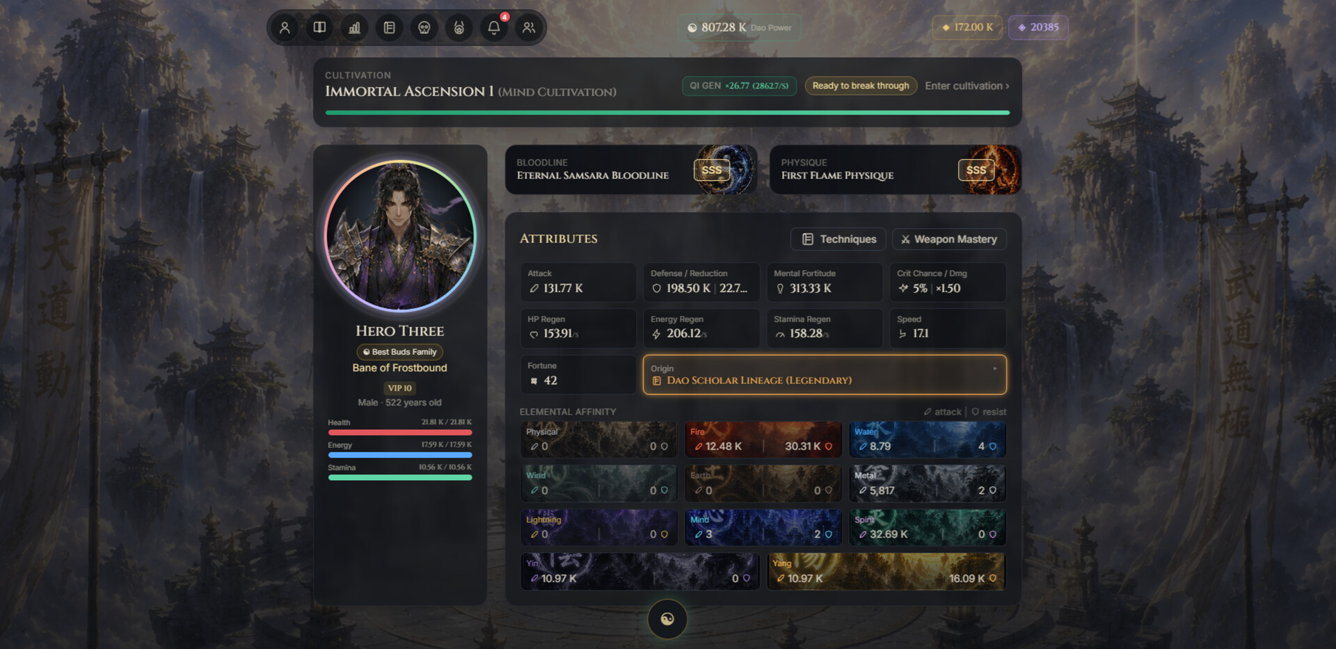 Immortal Zenith: Idle to Ascension screenshot 2