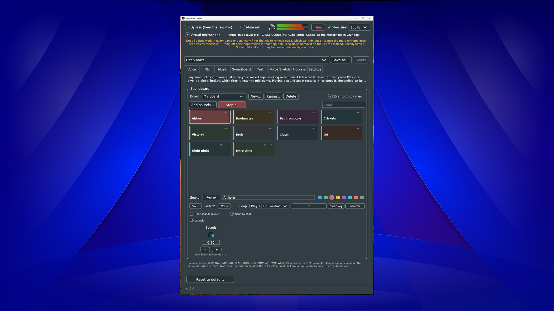 Simple Voice Changer — Soundboard & Mic Effect screenshot 2