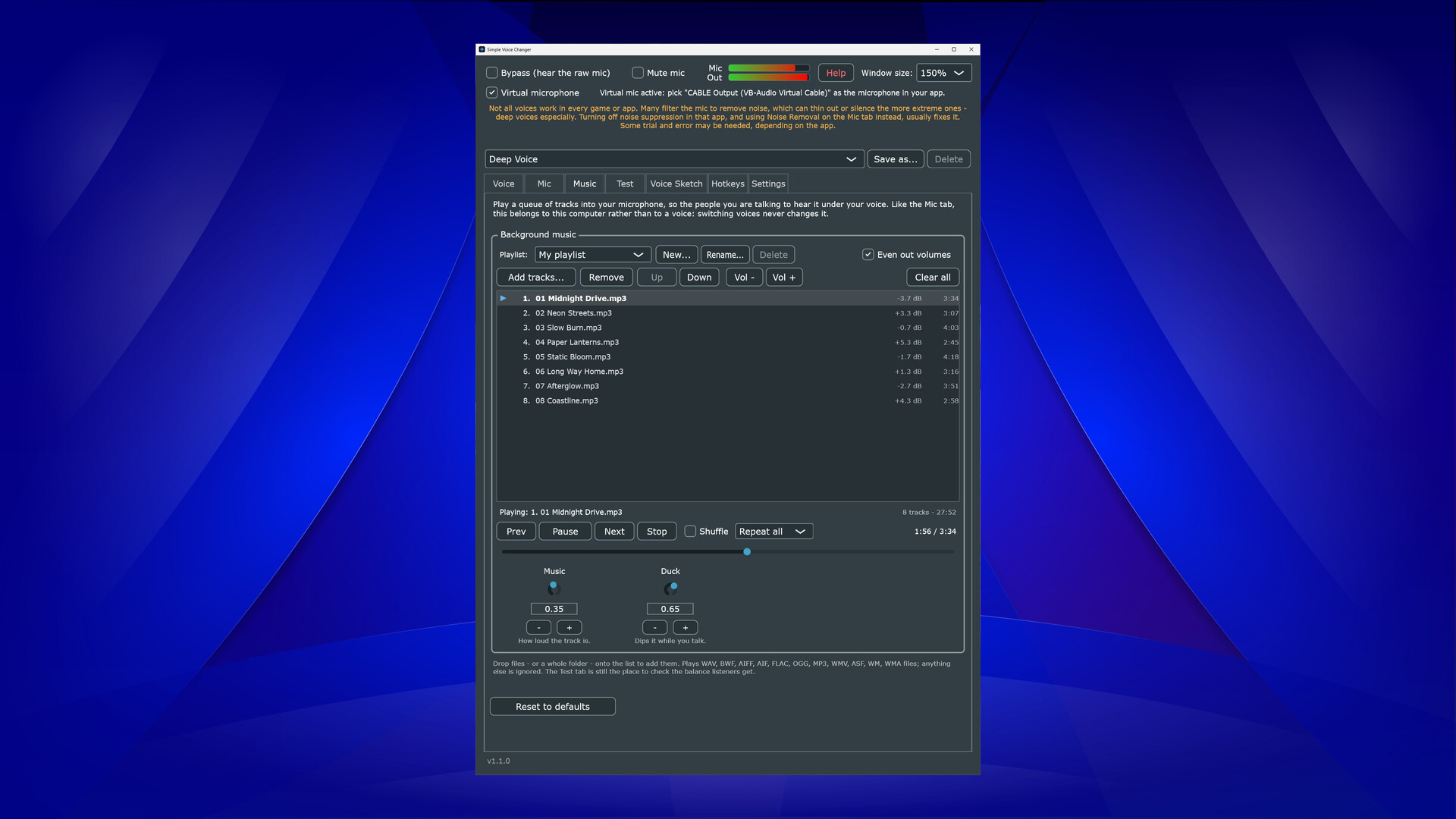 Simple Voice Changer screenshot