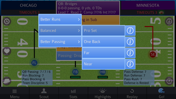 Screenshot z Pro Strategy Football 2016