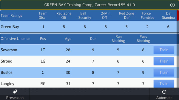 Screenshot z Pro Strategy Football 2016