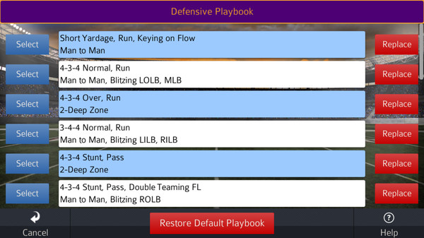 Screenshot z Pro Strategy Football 2016