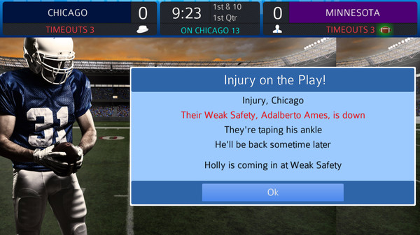 Screenshot z Pro Strategy Football 2016