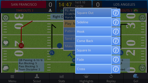 Screenshot z Pro Strategy Football 2016