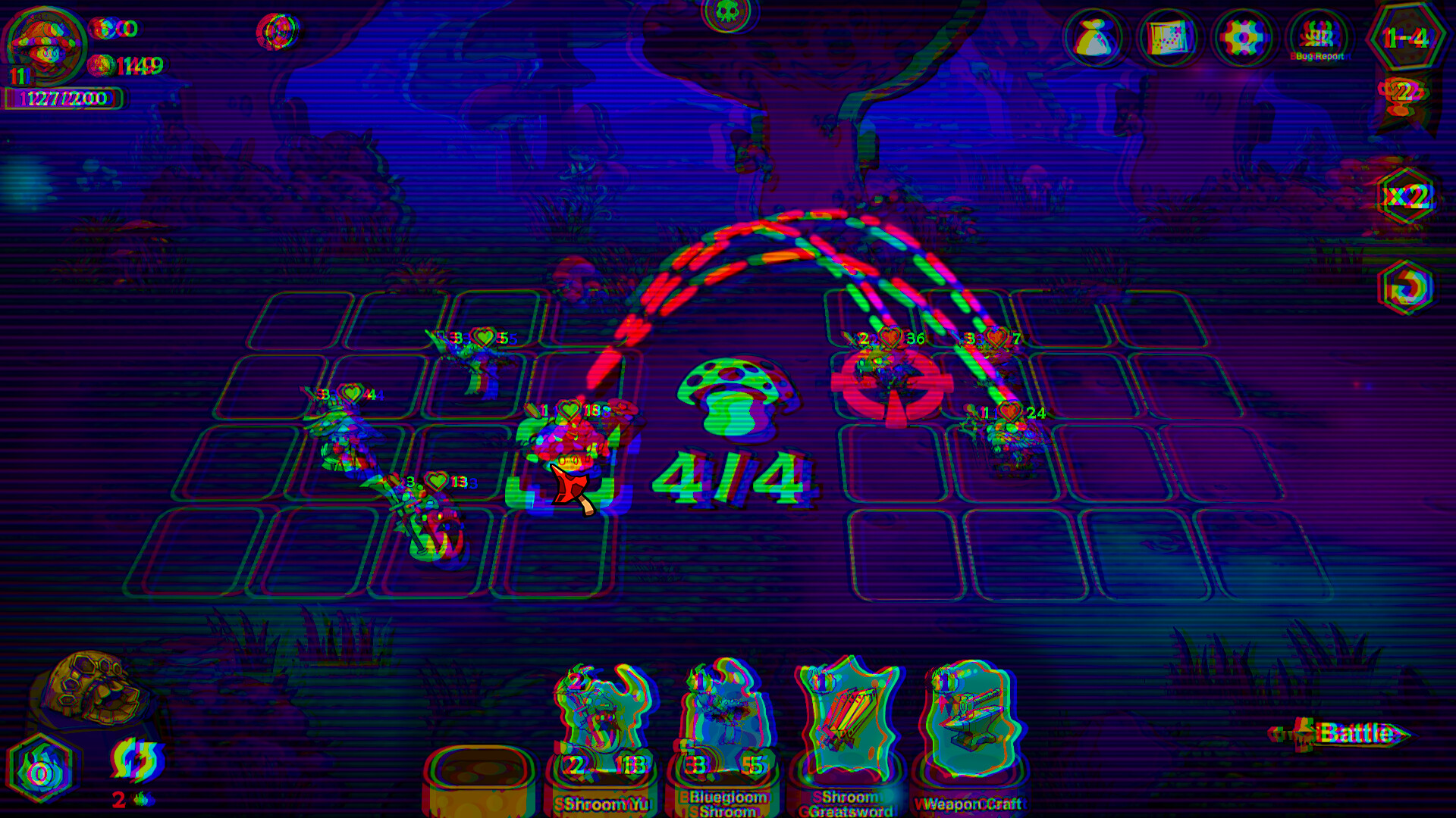 Might & Poison Mushroom