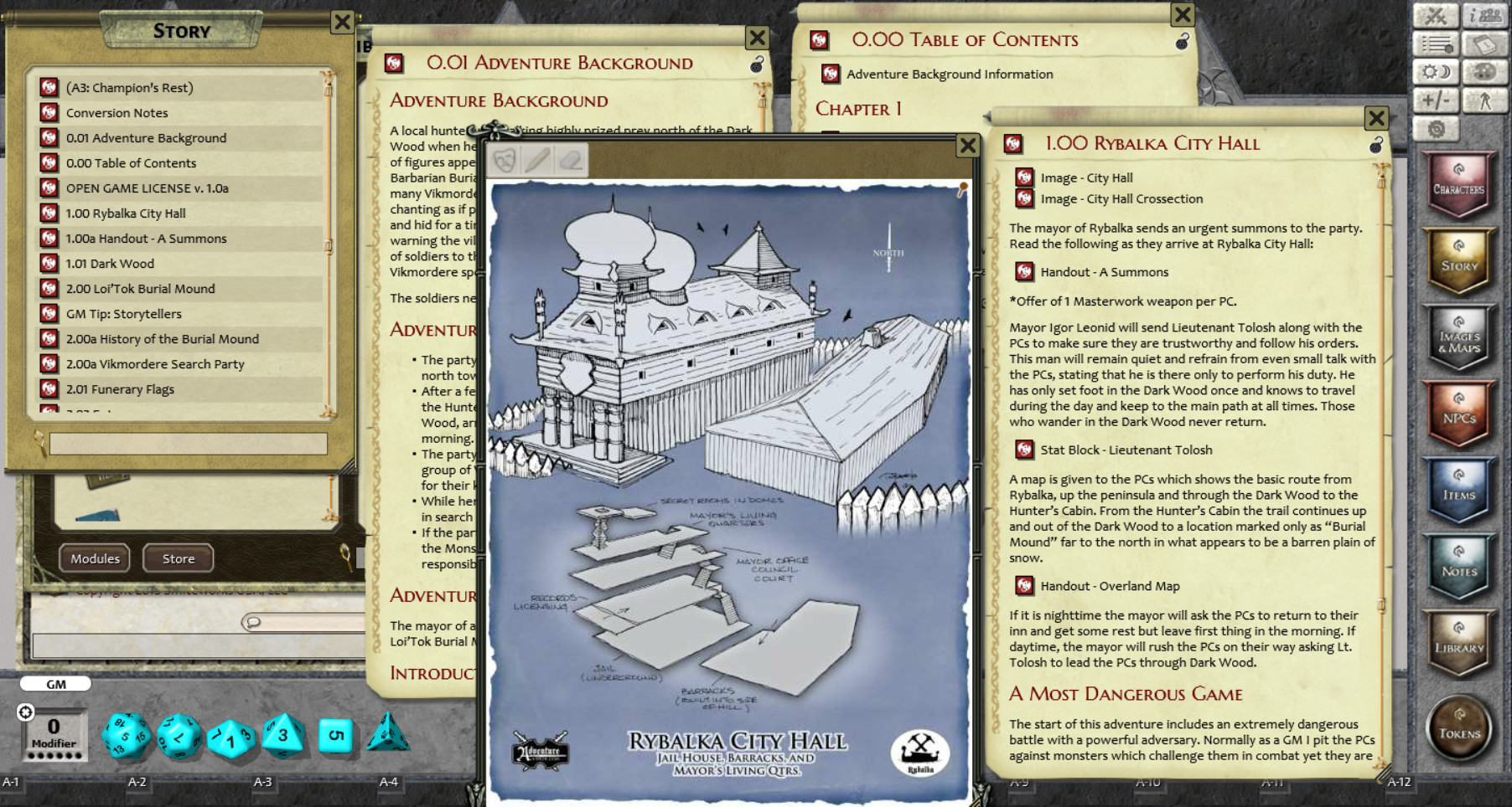 Fantasy Grounds - A03: Champion's Rest (PFRPG) screenshot 4