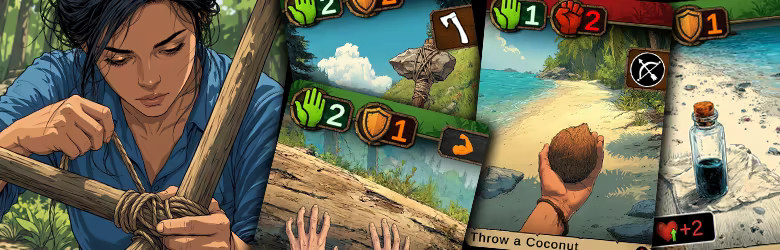 Robinson Survival - cards and how to create them