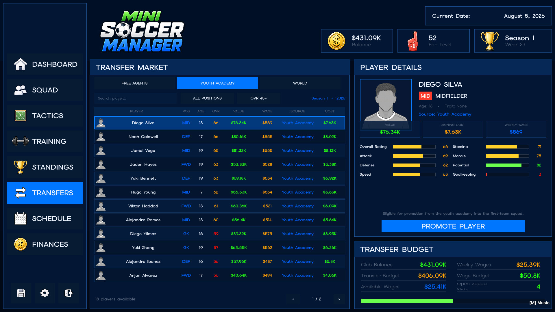 Mini Soccer Manager screenshot 6