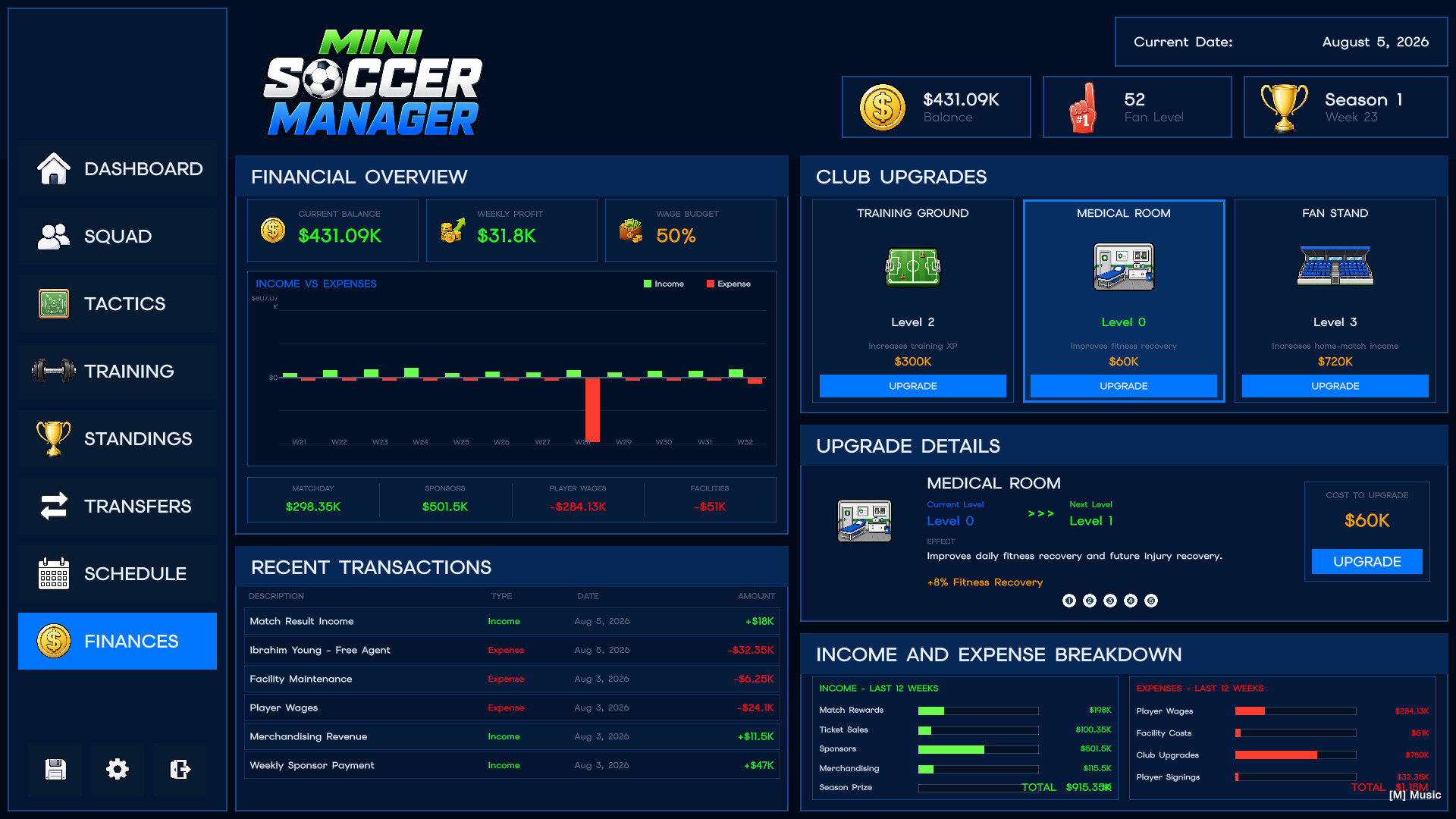 Mini Soccer Manager screenshot 8