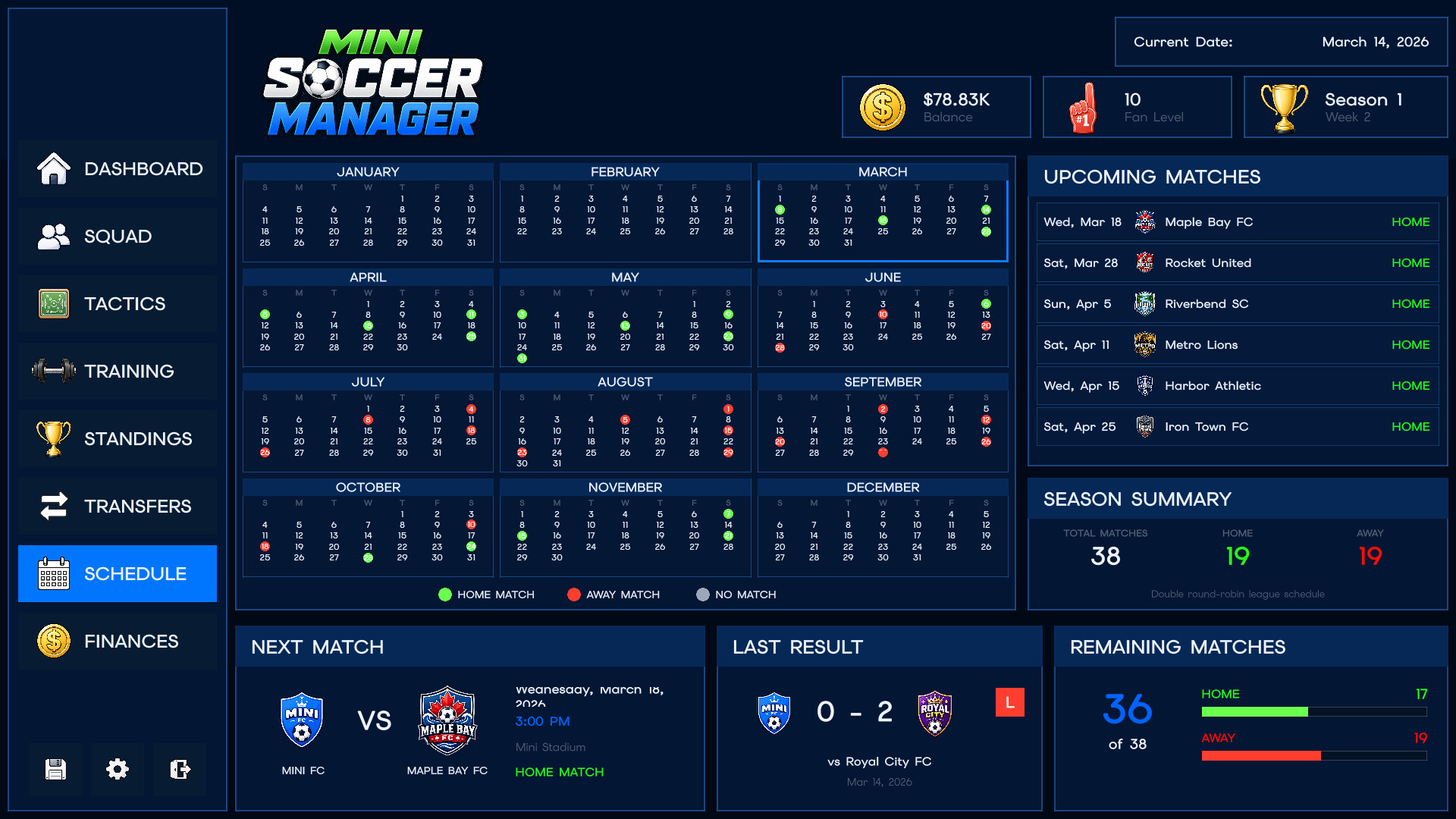 Mini Soccer Manager screenshot 7