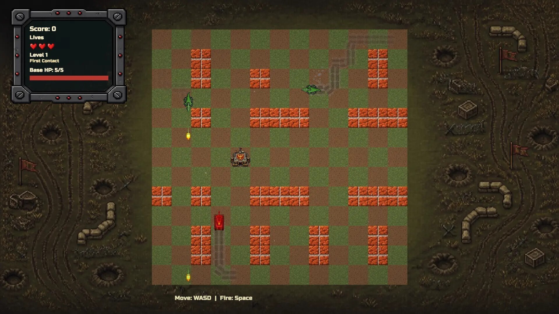 Red Tanks vs Lizard 스크린샷 5