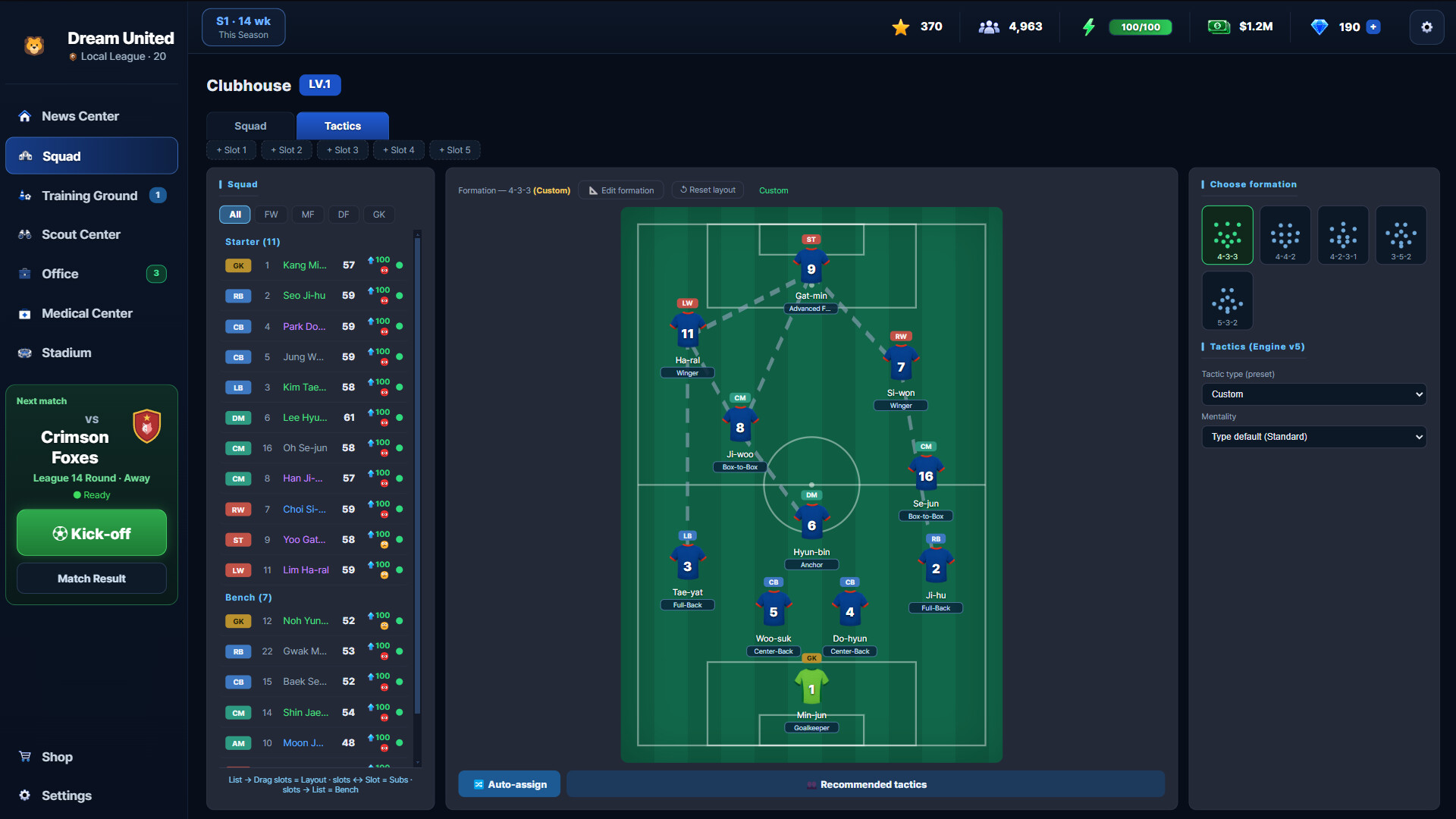 Soccer Club Story screenshot #2
