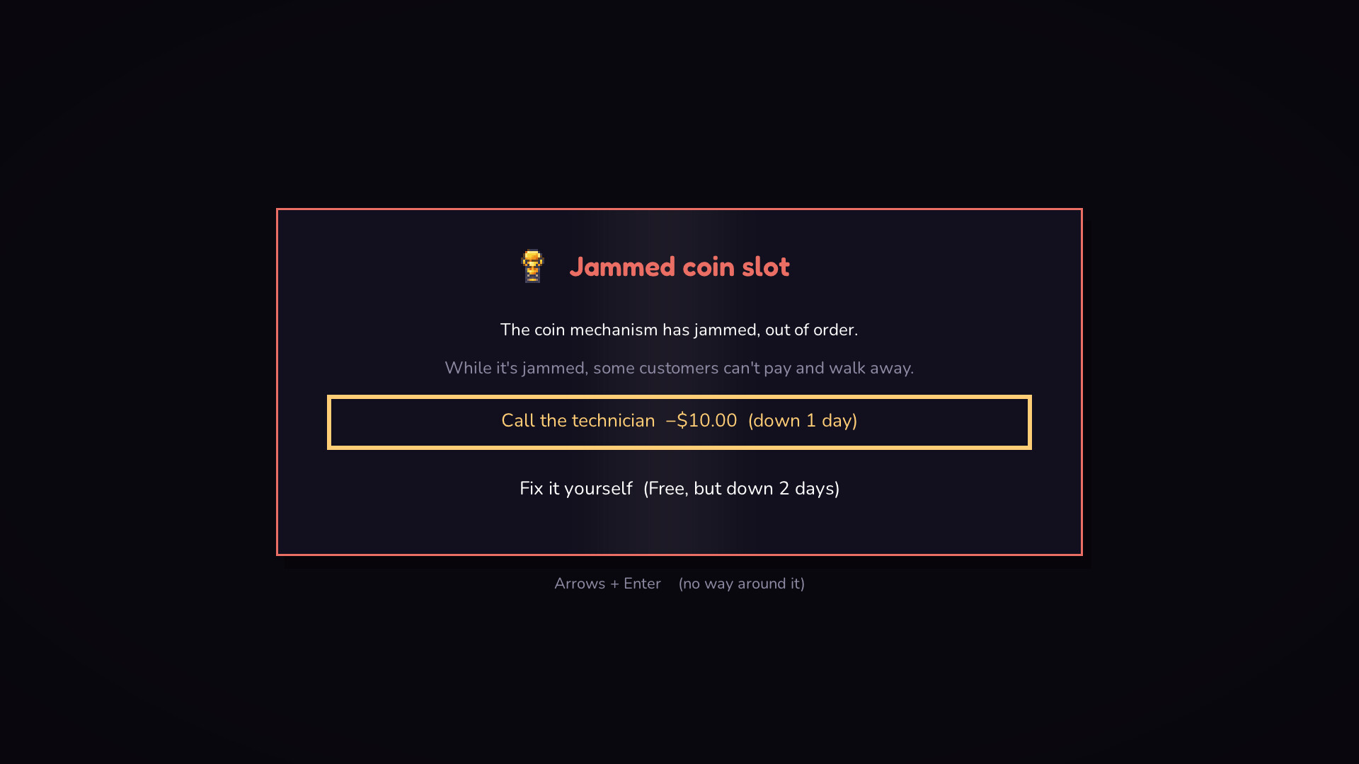 Out Of Order - A Vending Machine Roguelike screenshot 7
