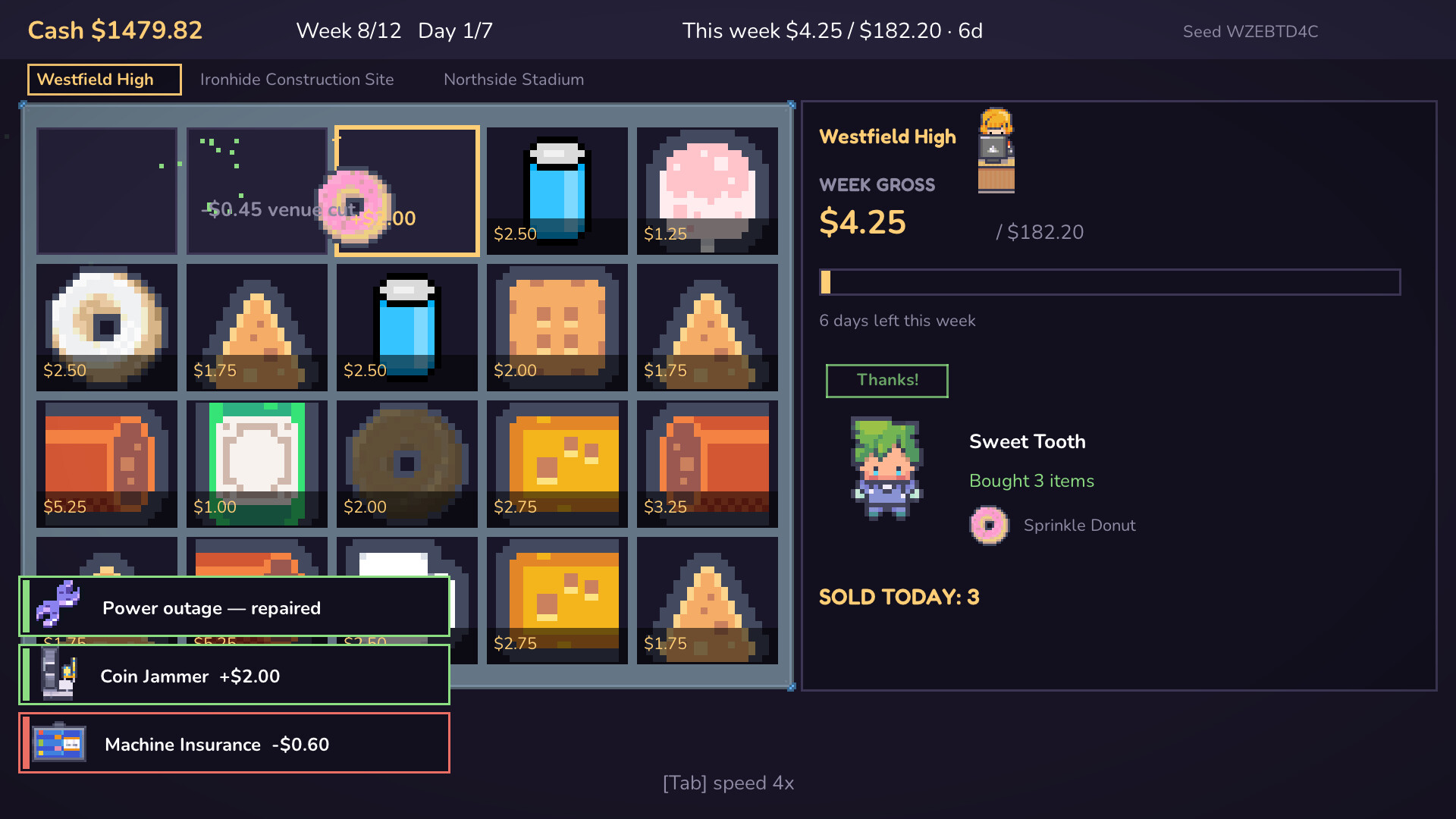 Out Of Order - A Vending Machine Roguelike screenshot 3