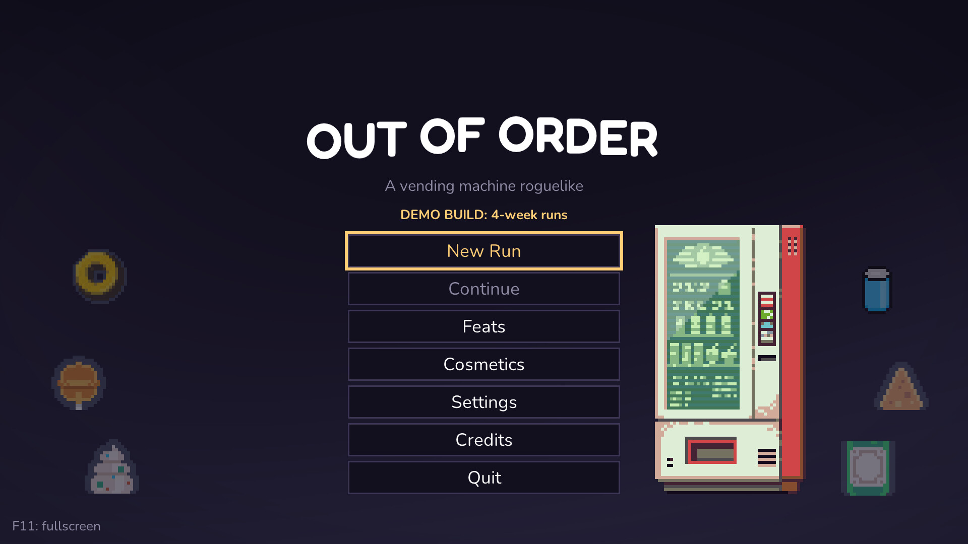 Out Of Order - A Vending Machine Roguelike screenshot 1