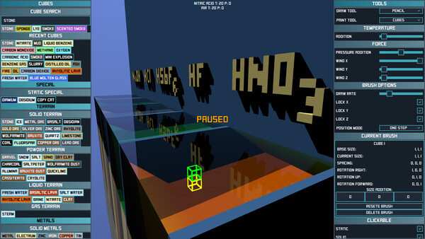 Falling Cubes Demo screenshot 1