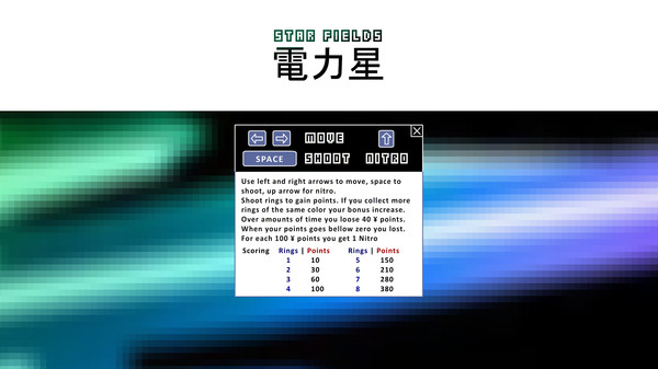 Screenshot z Star Fields