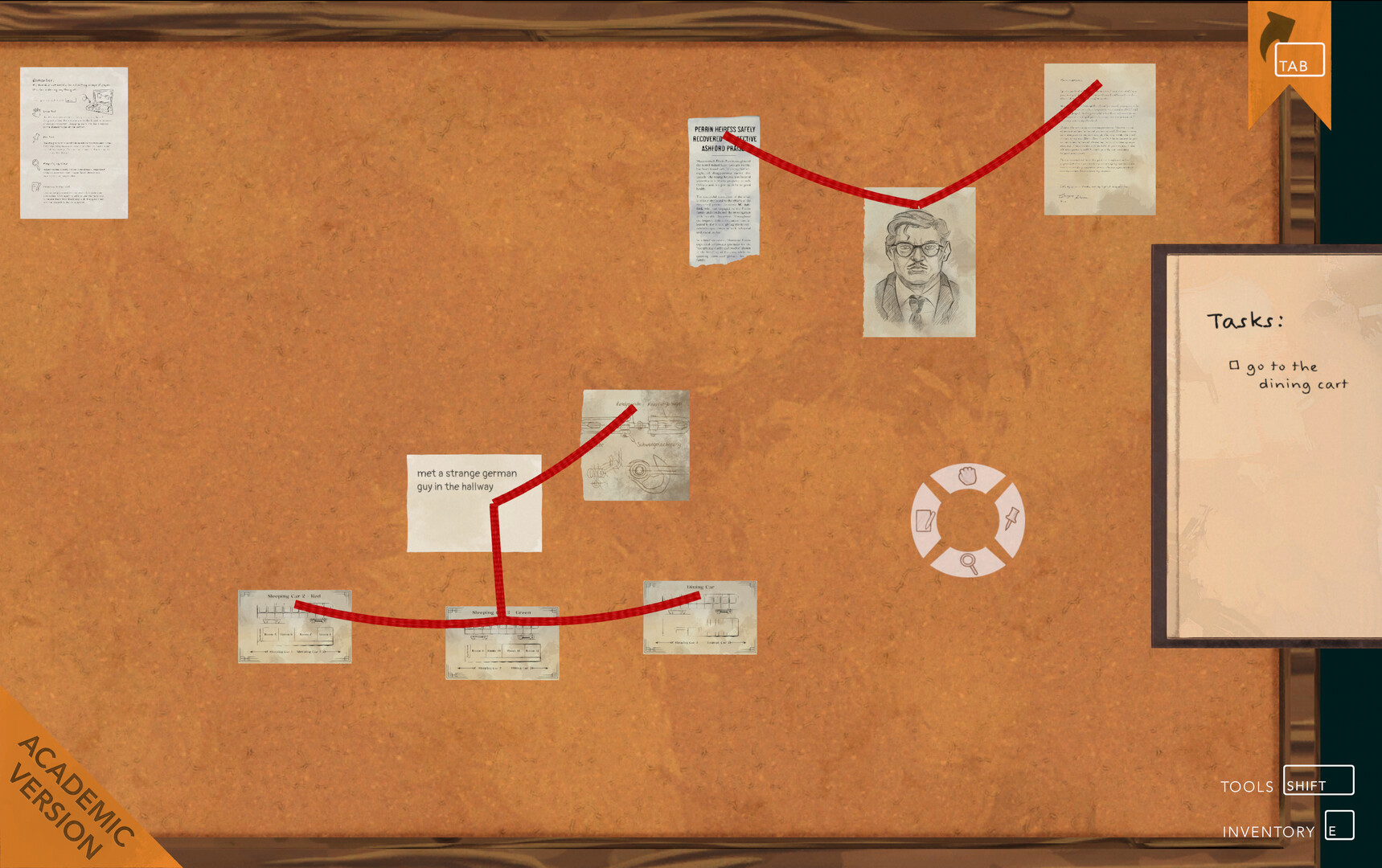Train of Thought - Murder on the Silver Line ACADEMIC VERSION screenshot 3