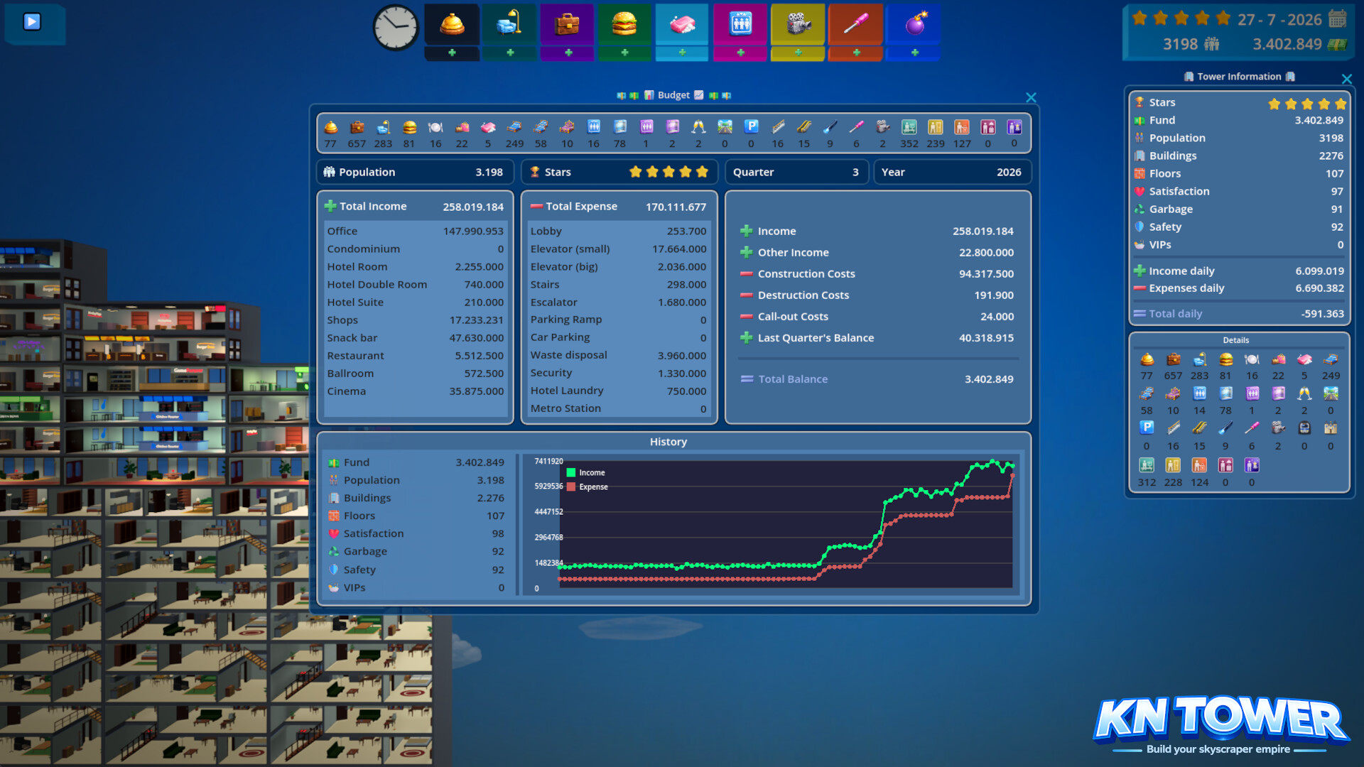 KN Tower - Build your skyscraper empire screenshot 26