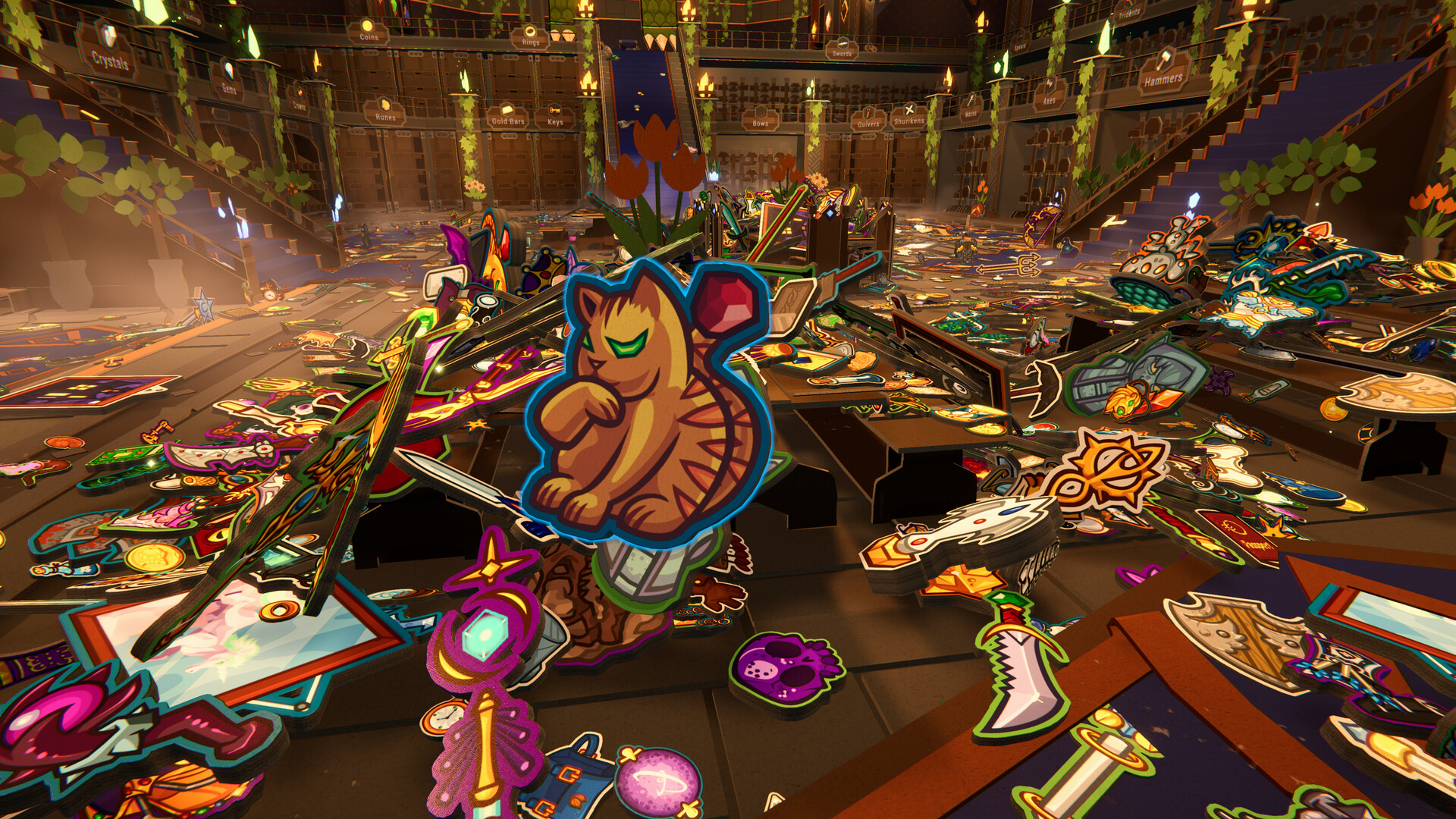 Folded Fables: Tidy Up The Dragon Hoard screenshot 1