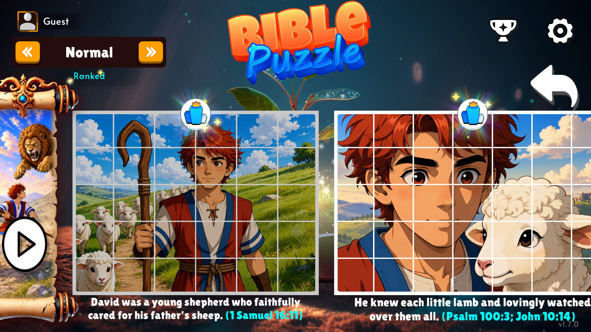 Bible Puzzle: David the Shepherd DLC