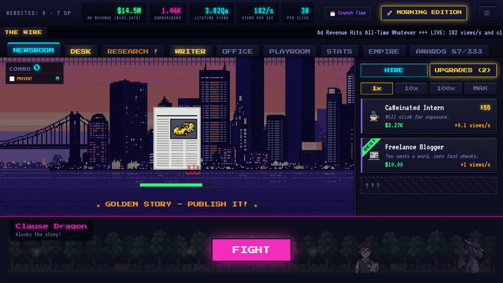 Clickbait Tycoon – Screenshot 1