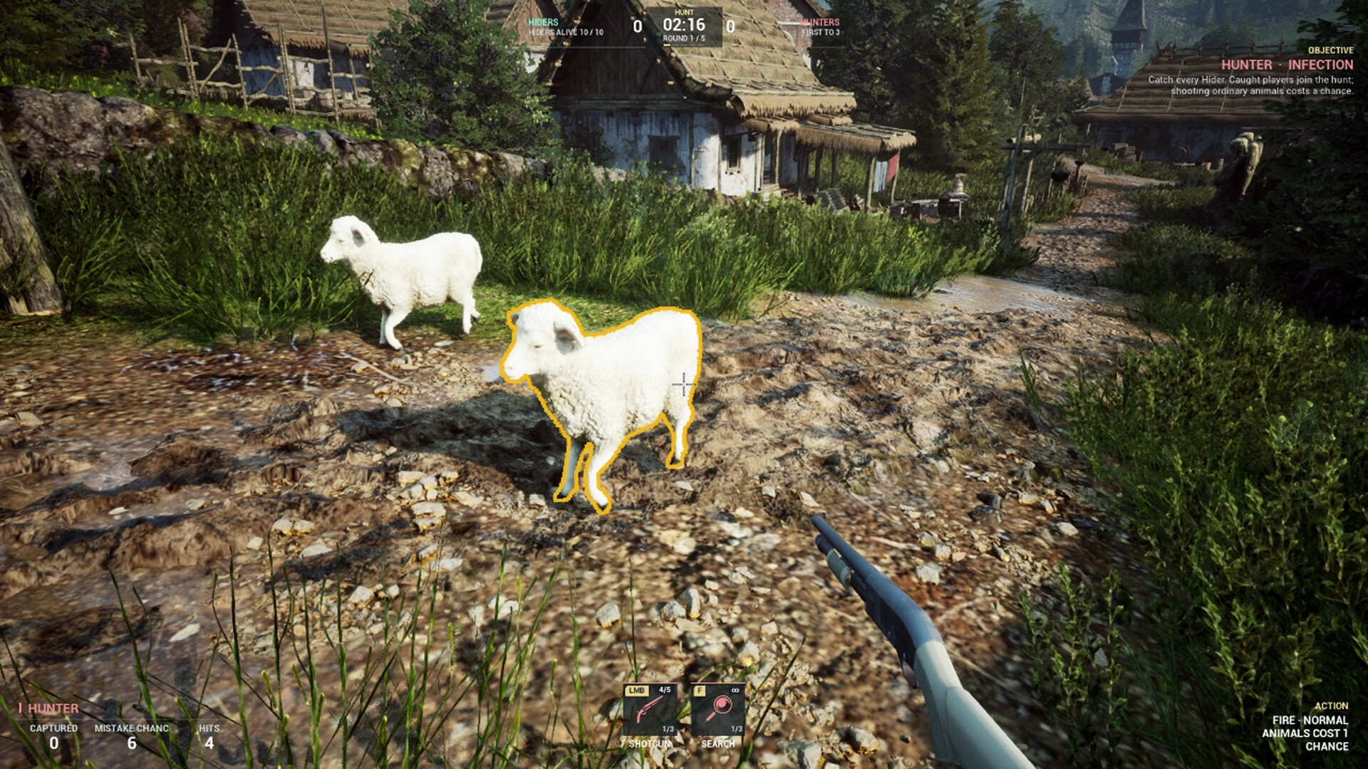 Sneaky Pig: Druid Hide & Seek screenshot 2