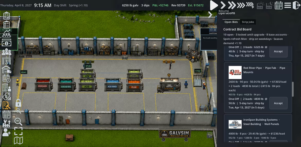 Galvanize Simulator video 2