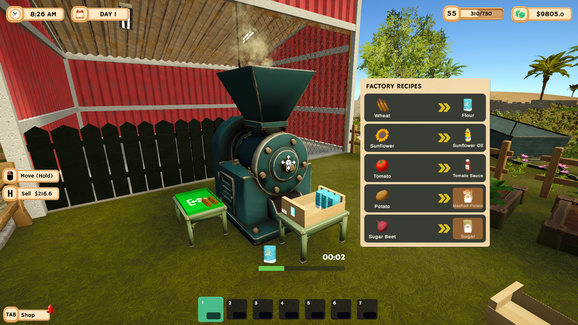 Farmstead Market Simulator screenshot 1