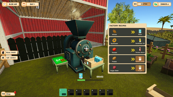 Farmstead Market Simulator 스크린샷 1