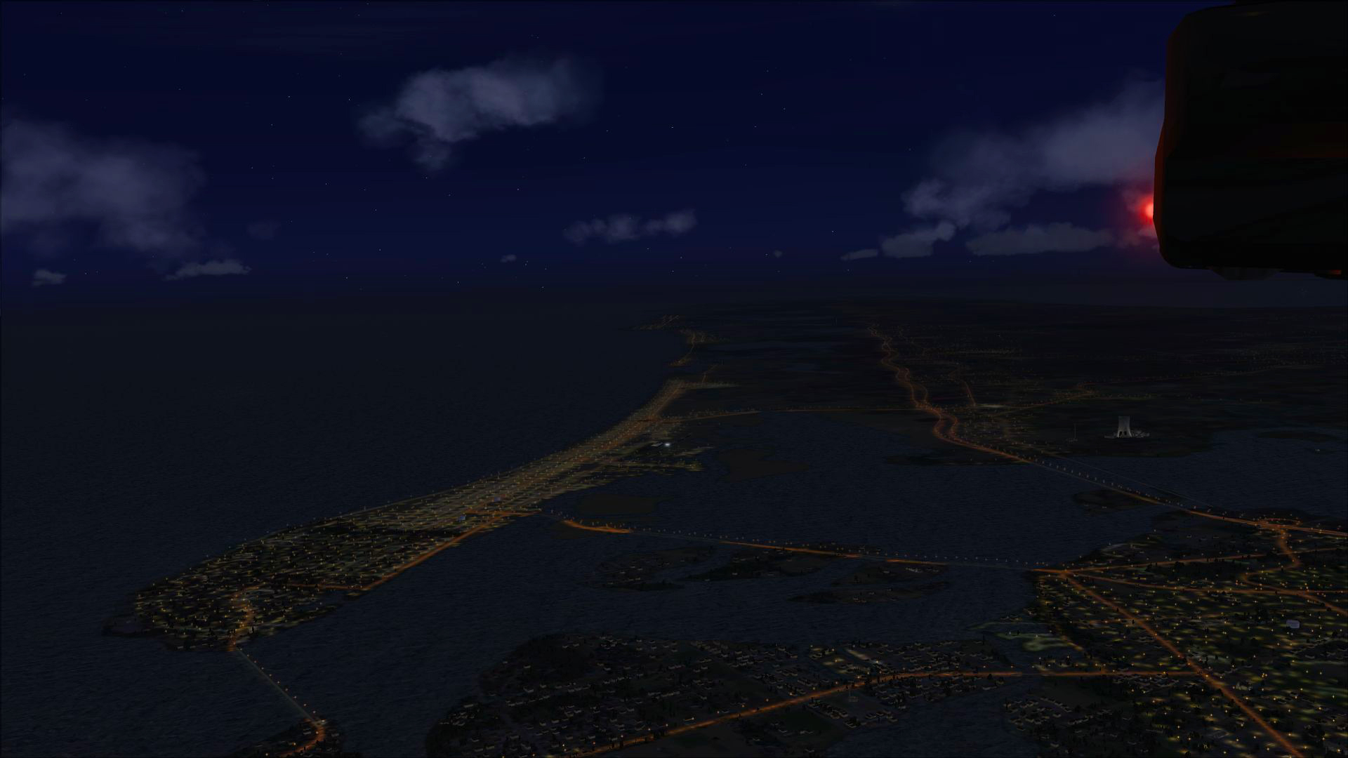 FSX Steam Edition - Night Environment: New Jersey Add-On Featured Screenshot #1