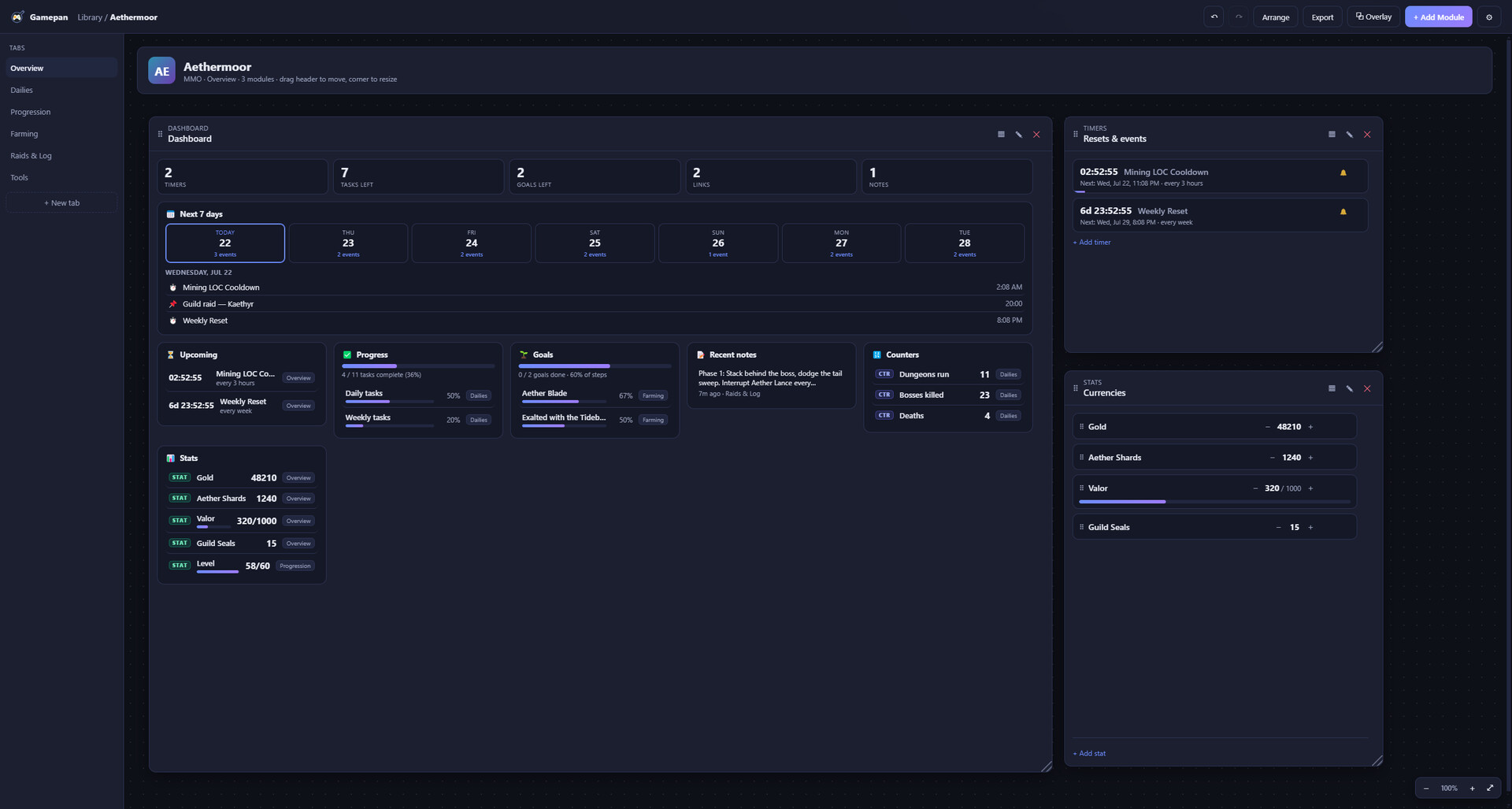 Gamepan screenshot 1