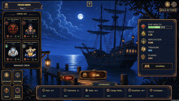 Corsair Fleet Tides of Plunder Demo 스크린샷 1