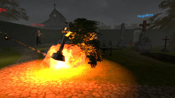 Screenshot of SoulHunt gameplay showing in-action mechanics