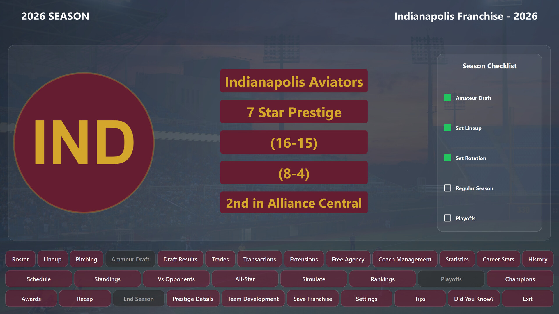 Pro Baseball: Franchise Builder screenshot 3