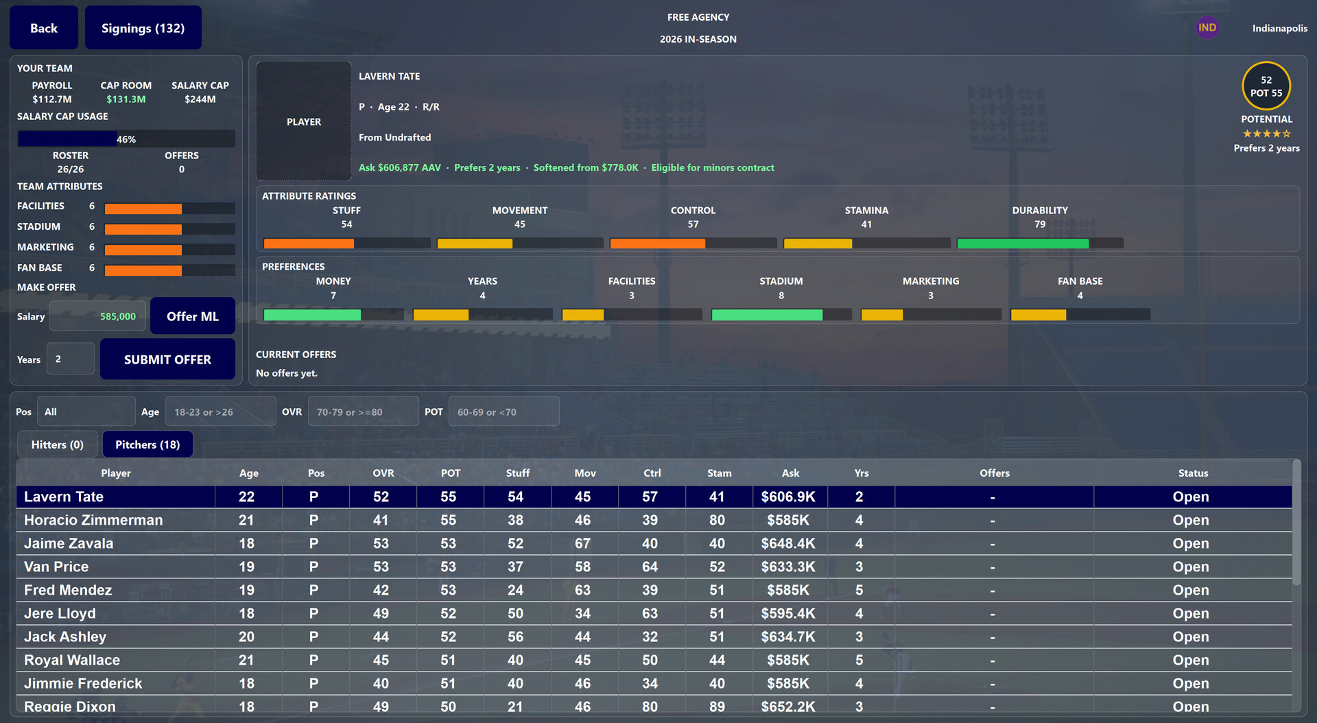 Pro Baseball: Franchise Builder screenshot 4