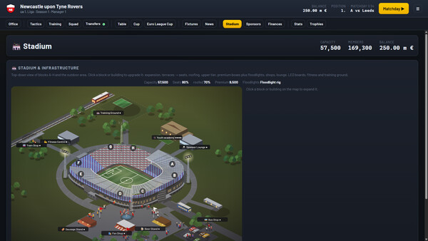 HALFTIME Manager Screenshot
