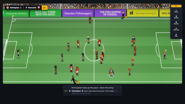 HALFTIME Manager Screenshot